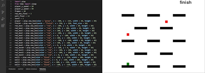 Create a 2d game using python by Videogamegod1 | Fiverr