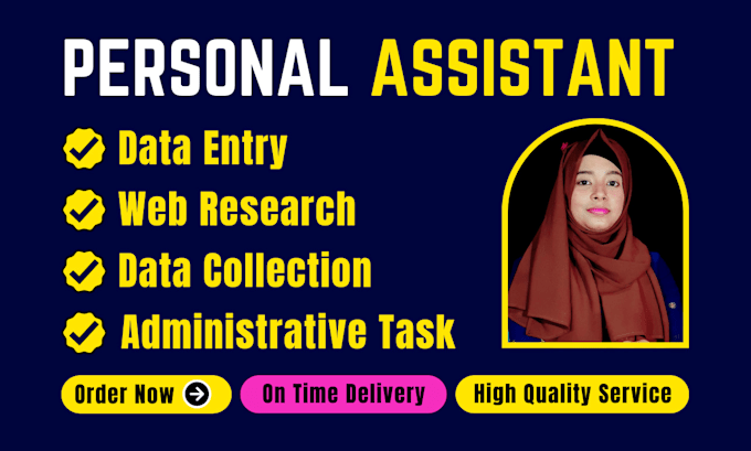 be your virtual assistant for excel data entry, web research and data collection