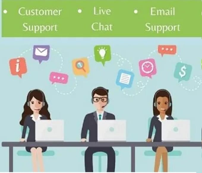 manage live chat and handle emails