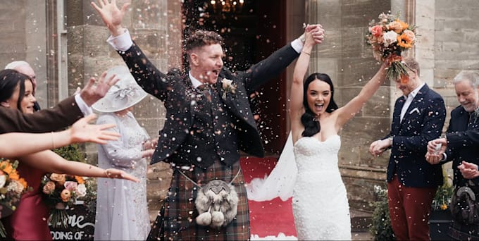 do creative wedding video editing