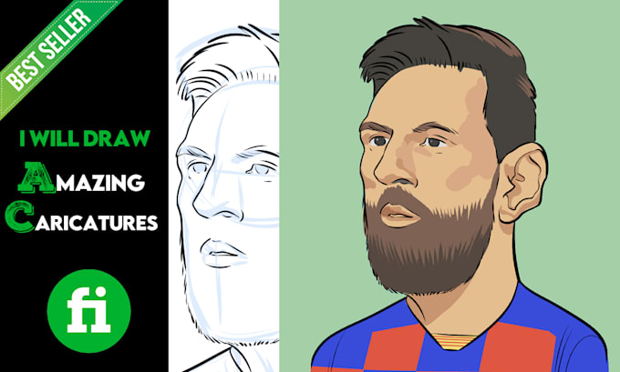 draw caricatures from your photo
