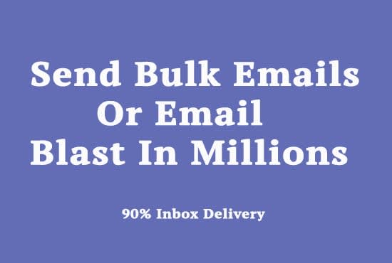 do email blast service to your target list