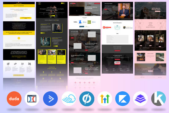 create a highly converting landing page, funnel design