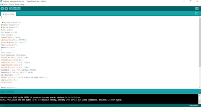 make you a program in arduino