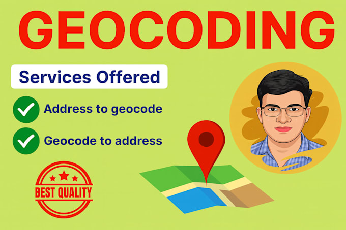 geocode and reverse geocode from addresses to latitude longitude in 24hrs