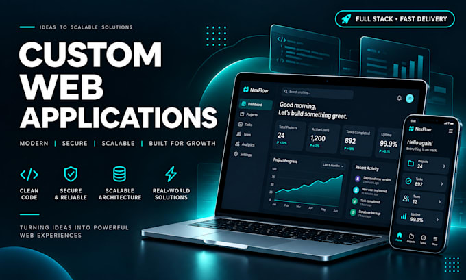 create a custom web application