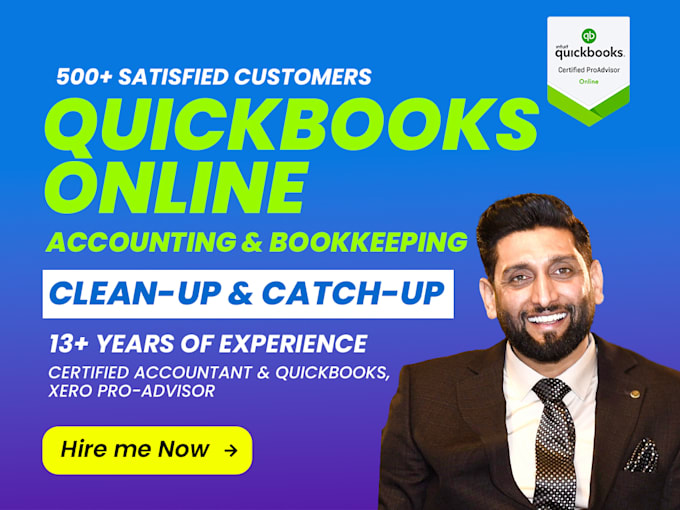 do quickbooks online accounting, bookkeeping, and cleanup