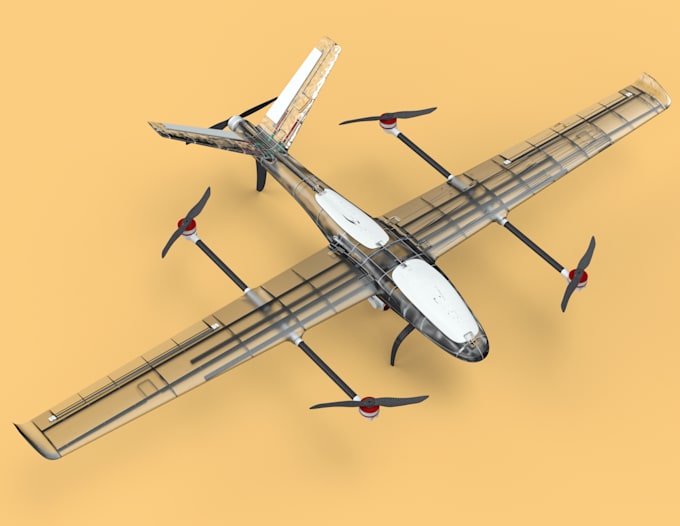 3d printable rc airplane model design,   print ready