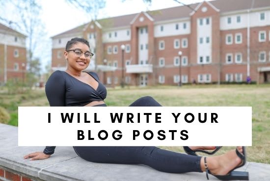 write your blog posts