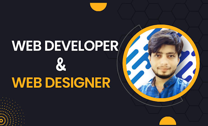 be your front end web developer and web designer