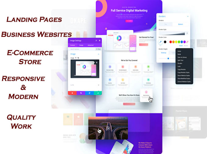 Create a responsive divi wordpress website design and redesign by ...