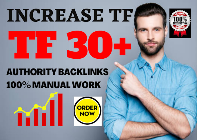 increase URL rate of majestic trust flow tf 30 plus majestic tf