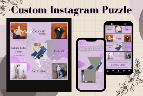 create a canva instagram feeds for your projects