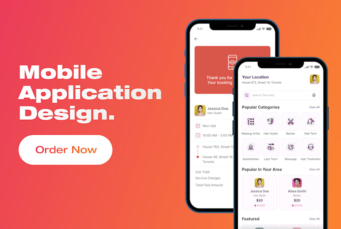 Do mobile app ui ux and product design by Nudge_designs | Fiverr