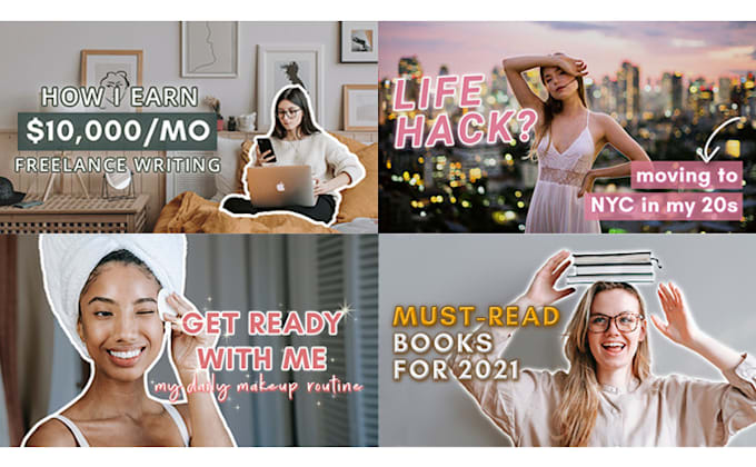Design Aesthetic Clickbait Youtube Thumbnails By Ksaruiz Fiverr