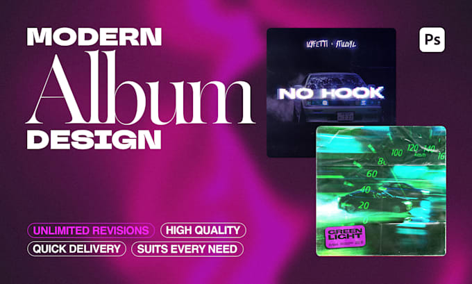 create modern album art