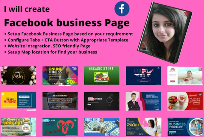 create and optimize facebook business or fan page