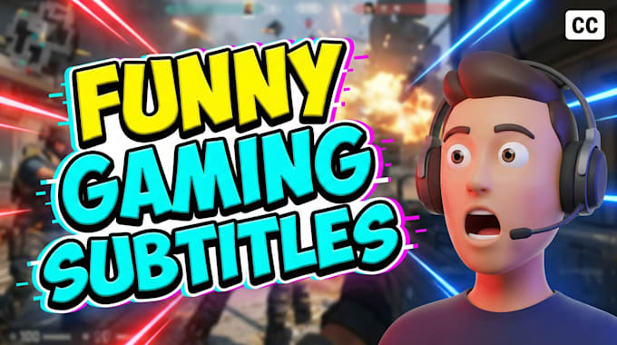 add gaming subtitles on your videos