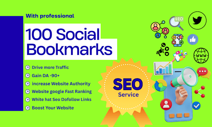 do 100 social bookmarks backlinks