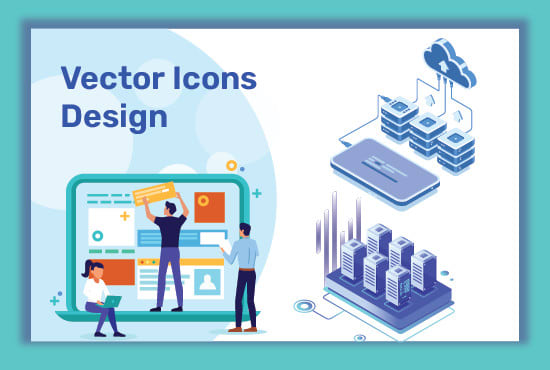 Design modern unique custom line or vector graphic icon set by ...