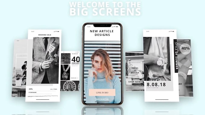 create a stylish mobile app promo video