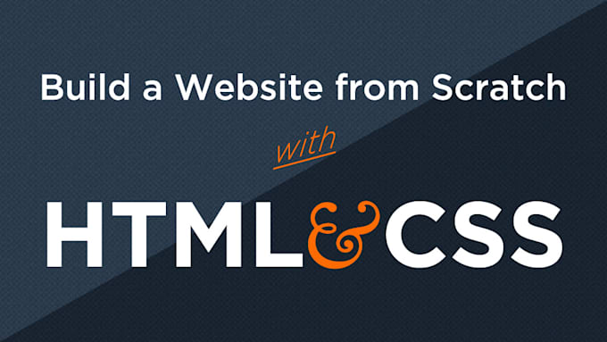 design website HTML css3 with responsive