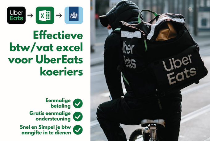 Ubereats koerier btw aangifte excel tool by Sandertax Fiverr
