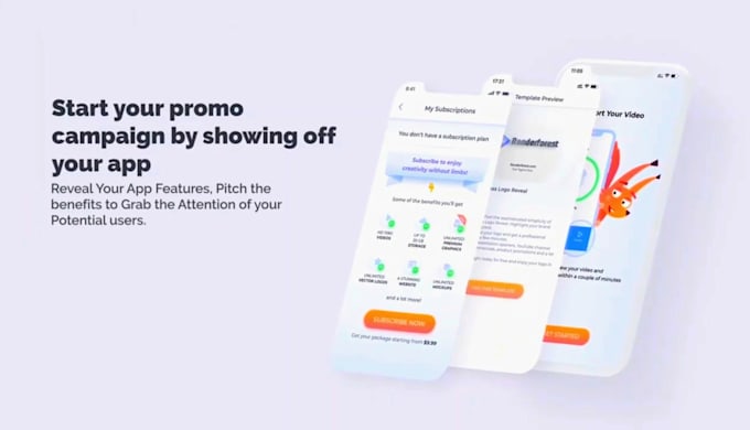 make app or website promo video