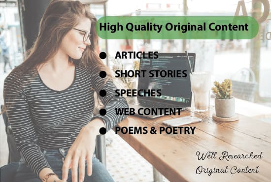 write poetry, short stories and creative writing
