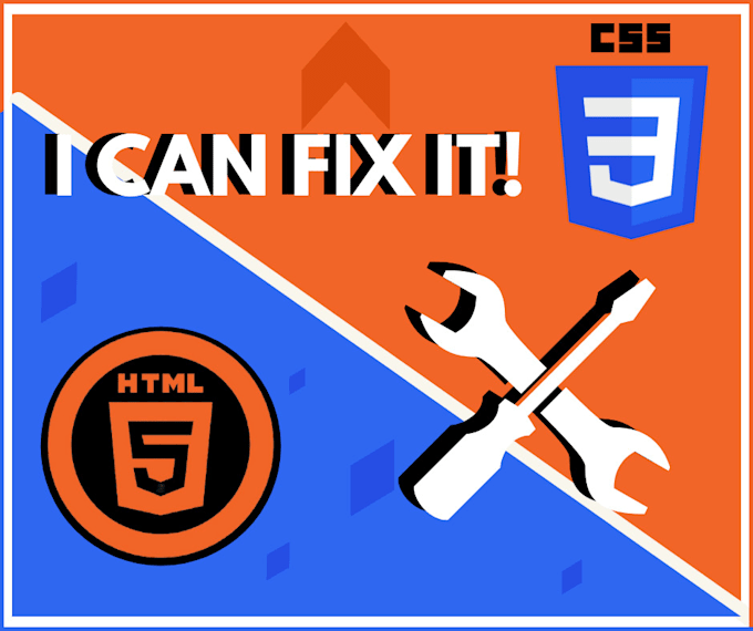 Fix the html and css of your website by Santiagopad | Fiverr