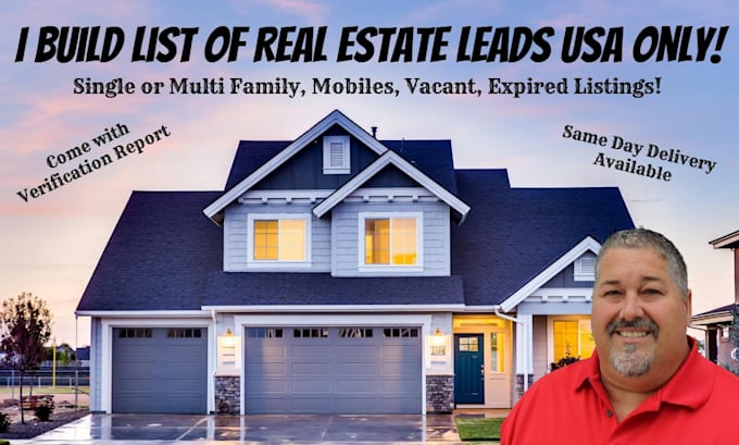 build lists of real estate leads USA