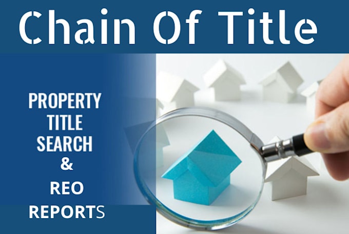 do a title search, pull mortgage records and  property deeds