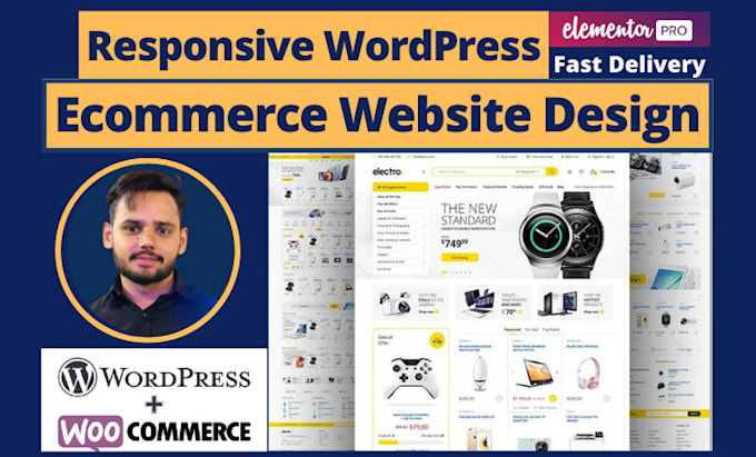 create wordpress ecommerce website online store with woocommerce
