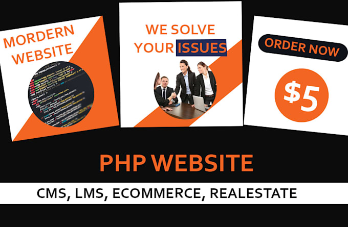 Develop professional website with html css js php mysql by Alaisot | Fiverr