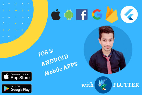 Build your ios and android mobile app using flutter by Safyian | Fiverr