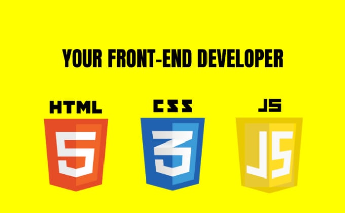 front end javascript css html