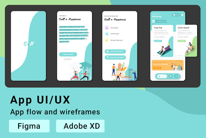 Design app ui ux and wireframes for your flutter app by Rohitnaidu659 ...