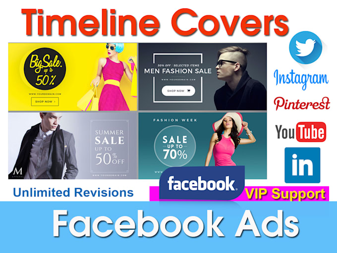 design social media cover and header