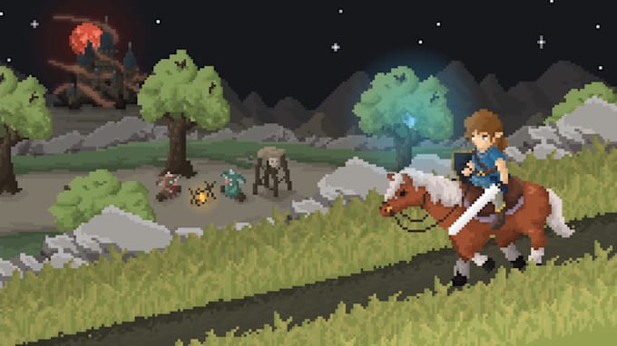 make animated pixel art characters for your game