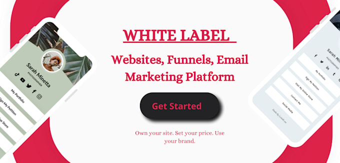 build white label platform and website templates