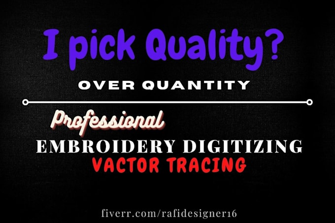 do embroidery digitizing in professionally standard
