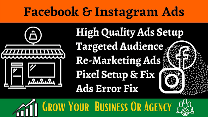 setup and optimize shopify facebook ads campaign and instagram ads