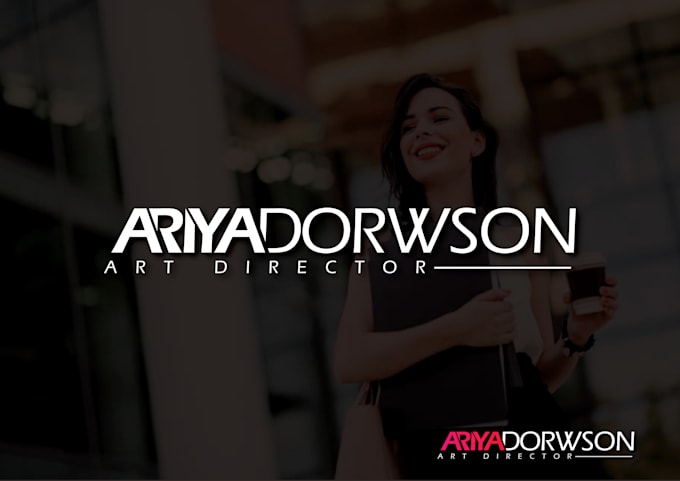 do name based text letter logo design for personal branding