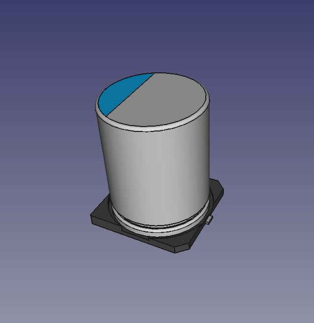 Create footprints and 3d models of electronic components by Yurymat
