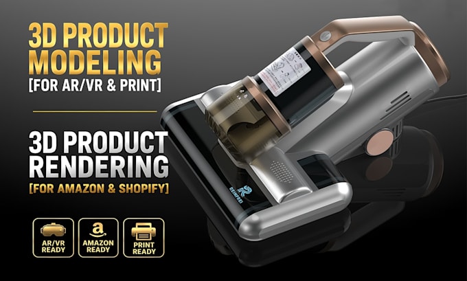 do 3d product modeling with photorealistic 3d product image render