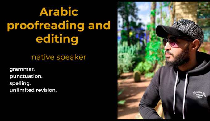 proofread perfectly any arabic text