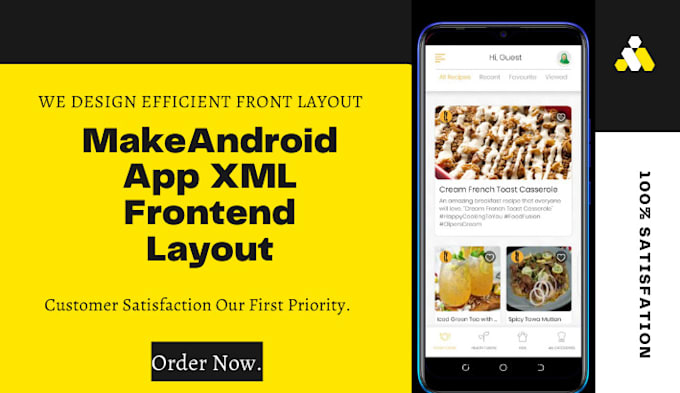 Design android app xml layouts frontend, ui in android studio by Zeenat ...