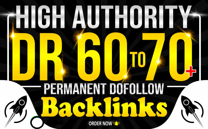 create high DR 60 manual seo dofollow backlinks top ranking