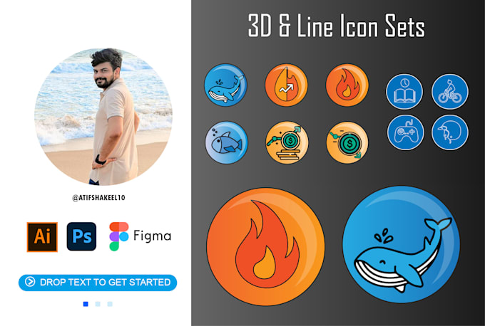 design amazing icon sets for apps and website