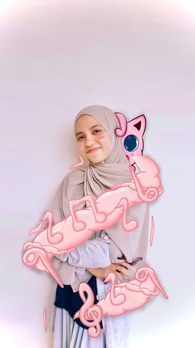 Draw awesome vector character into your photo by Ayagano Fiverr